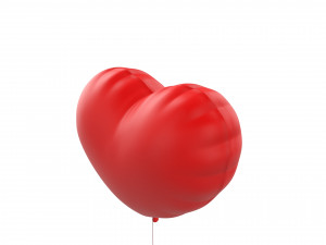 heart balloon 3Dモデル