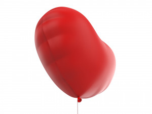 heart balloon 3Dモデル