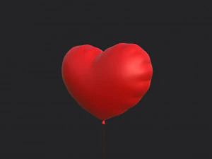 heart balloon 3D Model