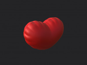 heart balloon 3Dモデル
