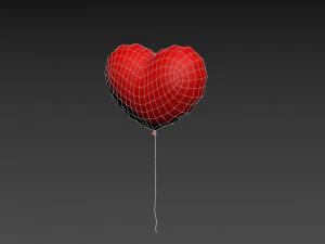 heart balloon 3D Model