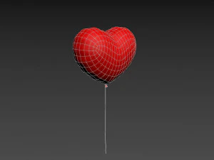 heart balloon 3D Model