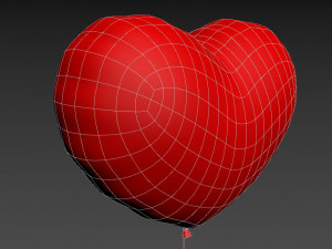 heart balloon 3Dモデル