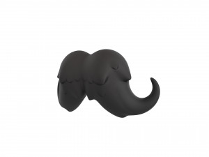 mustache 02 3D 모델
