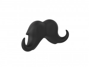 mustache 02 3D 모델