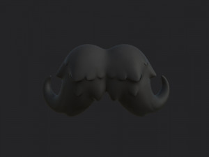 mustache 02 3D 모델