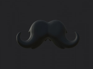 mustache 02 3D 모델