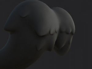 mustache 02 3D 모델