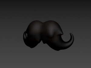 mustache 02 3D 모델