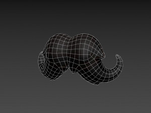 mustache 02 3D 모델