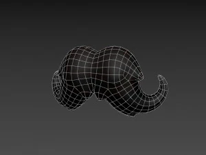 mustache 02 3D Model