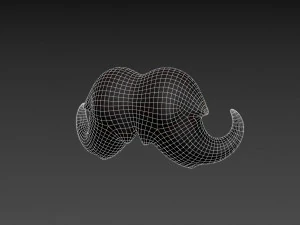 mustache 02 3D Model