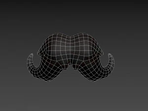 mustache 02 3D Model