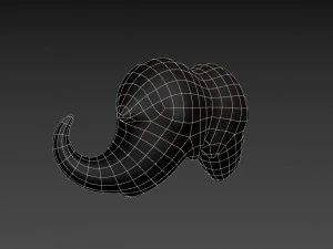 mustache 02 3D Model
