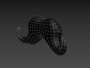 mustache 02 3D 모델