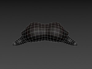 mustache 02 3D 모델