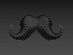 mustache 02 3D 모델
