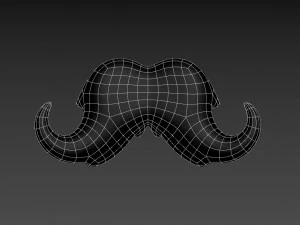 mustache 02 3D Model