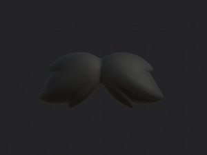 mustache 03 3D 모델