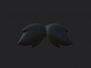 mustache 03 3D 모델