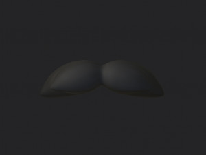 mustache 03 3D 모델