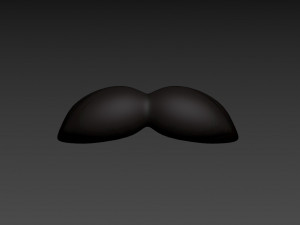mustache 03 3D 모델
