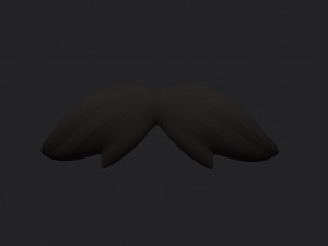mustache 05 Model 3D