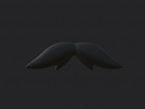 mustache 05 Model 3D