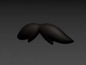 mustache 05 Model 3D