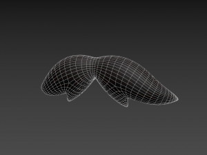 mustache 05 Model 3D