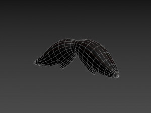 mustache 05 Model 3D