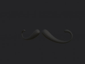 mustache 07 Model 3D