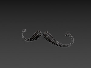 mustache 07 Model 3D