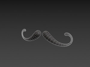 mustache 07 Model 3D