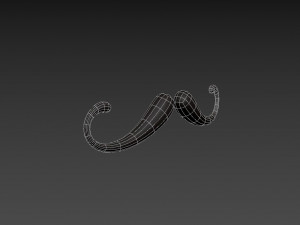 mustache 07 Model 3D