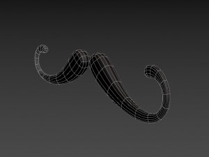 mustache 07 Model 3D