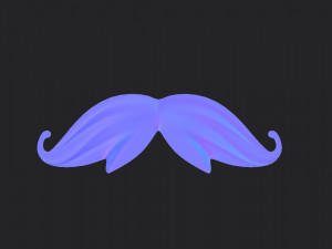 mustache 08 3D Model