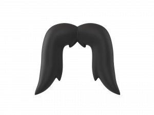 mustache 09 3D Модель