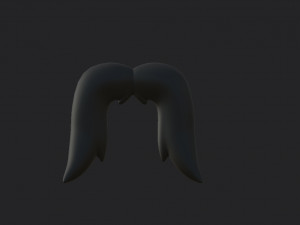 mustache 09 3D Модель