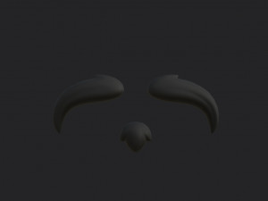 mustache 14 Model 3D