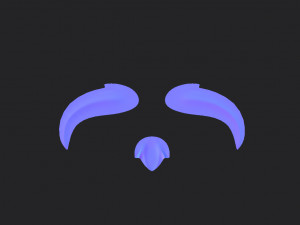 mustache 14 Model 3D