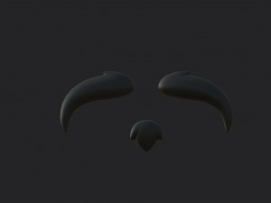 mustache 14 Model 3D