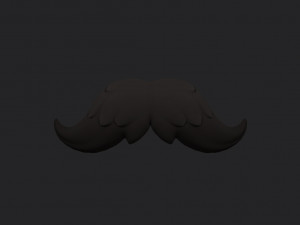 mustache 15 Modelo 3D