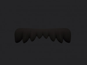 mustache 16 Modèle 3D