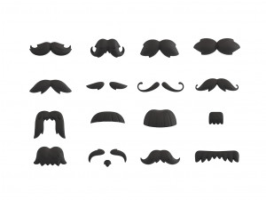 mustache pack 3Dモデル