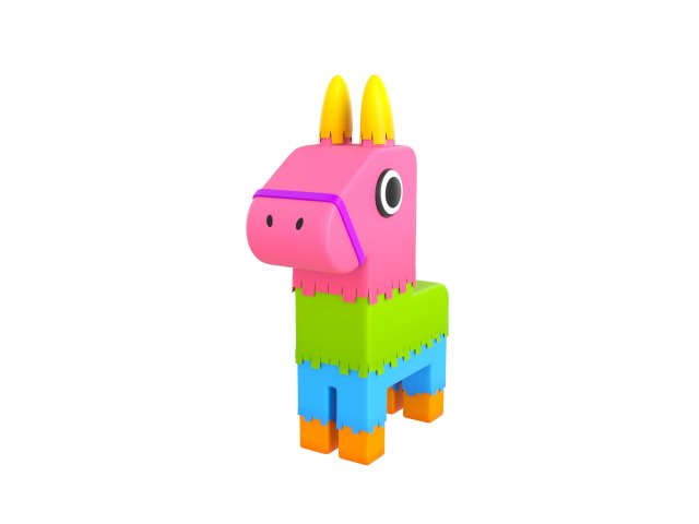 pinata 3D-Modell .c4d .max .obj .3ds .fbx .stl .blend 