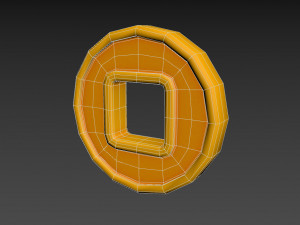 chinese coin Model 3D