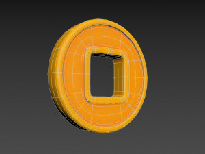 chinese coin Model 3D