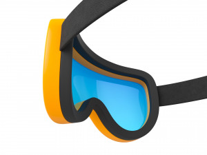 ski goggles 3D-Modell