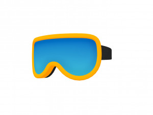 ski goggles 3D-Modell
